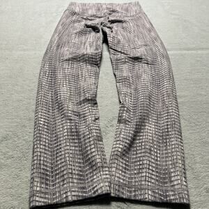 Lululemon Leggings sz 4 Wunder Under Crop High Rise Full Pull On Luon 22" Inseam